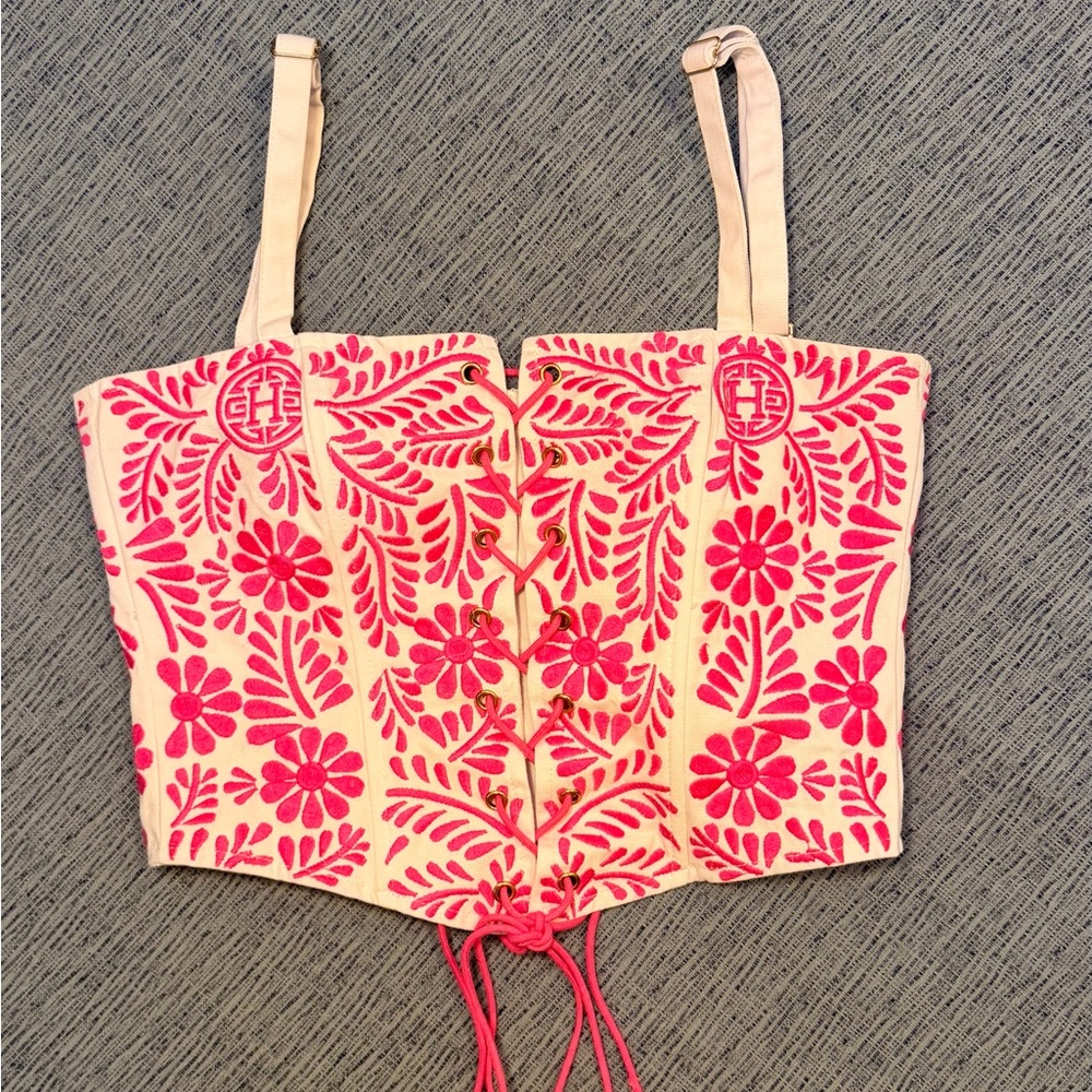 Herencia Collection - Floral Pink Top